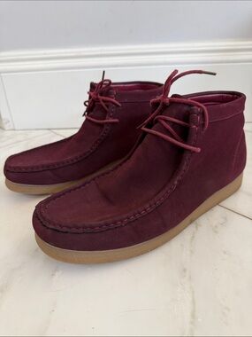 Amali Jason 2 Burgundy Leather Chukka Desert Boot Men’s 12